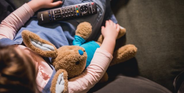 Electric Ireland - bunny on sofa